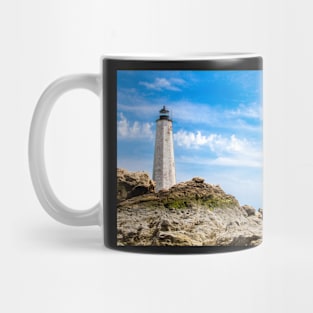 Rocky New England Lighthouses - Five Mile Point Mug